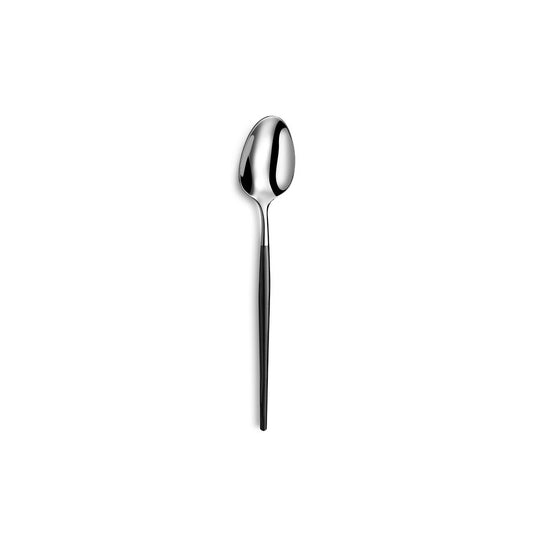 Set of Spoons Amefa Soprano Black Metal Stainless steel Coffee 12 Units