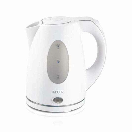 Kettle Haeger EK-15W.026A Stainless steel White 2200 W 1,5 L