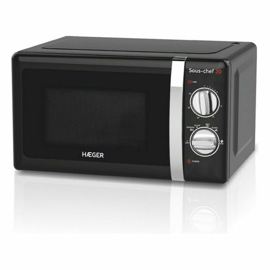 Microwave with Grill Haeger MW-70B.007A 20 L Black 700W