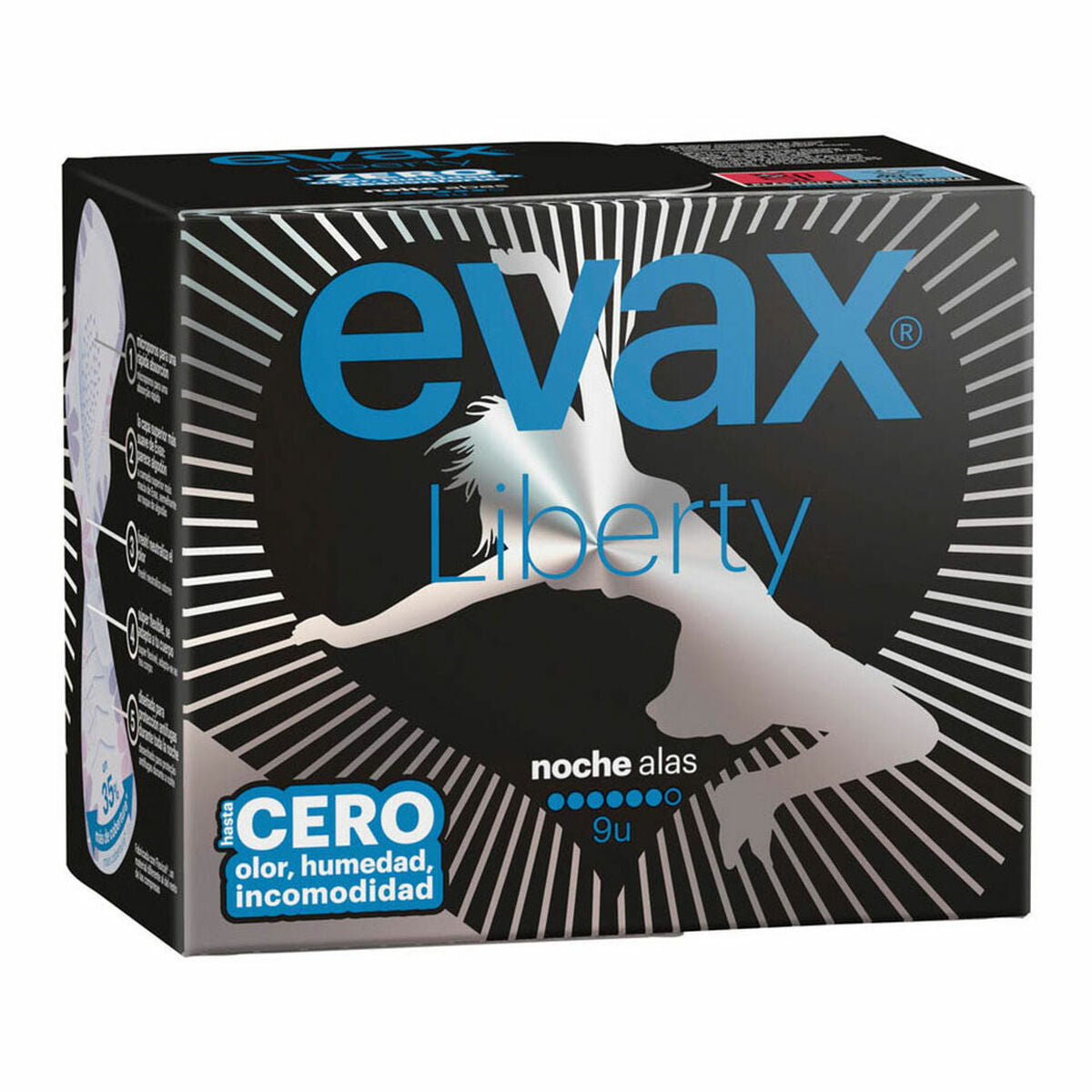 Night Sanitary Pads with Wings Evax 4015400749240 - Intimate hygiene - Evax - Default Title