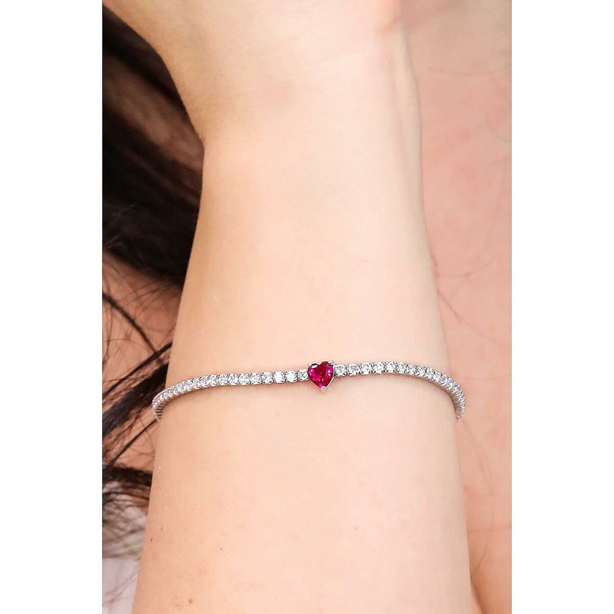 Ladies' Bracelet Amen BT21CUBRBZ16 Silver