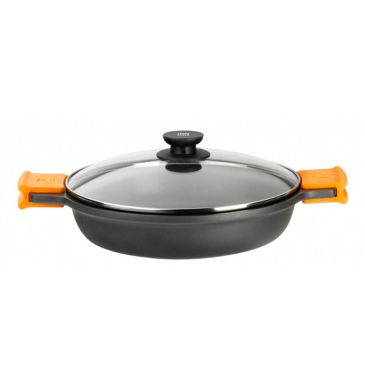 Casserole with glass lid BRA A270540 (40 cm) Aluminium