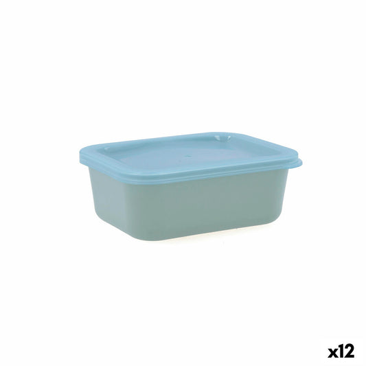 Rectangular Lunchbox with Lid Quid Inspira 380 ml Green Plastic (12 Units)