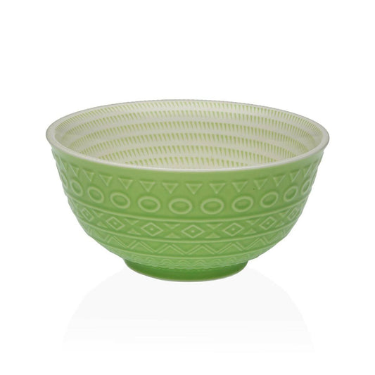 Snack Bowl Versa Green Ceramic Porcelain 16 x 7,7 x 16 cm