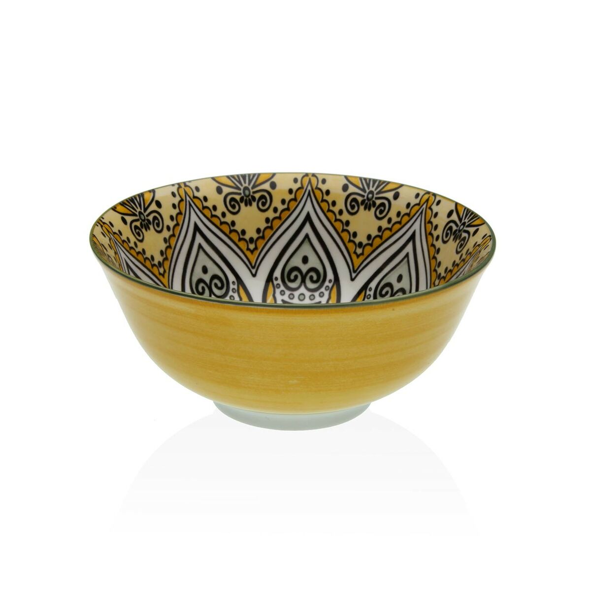 Snack Bowl Versa Yellow Ceramic Porcelain 15,5 x 7 x 15,5 cm