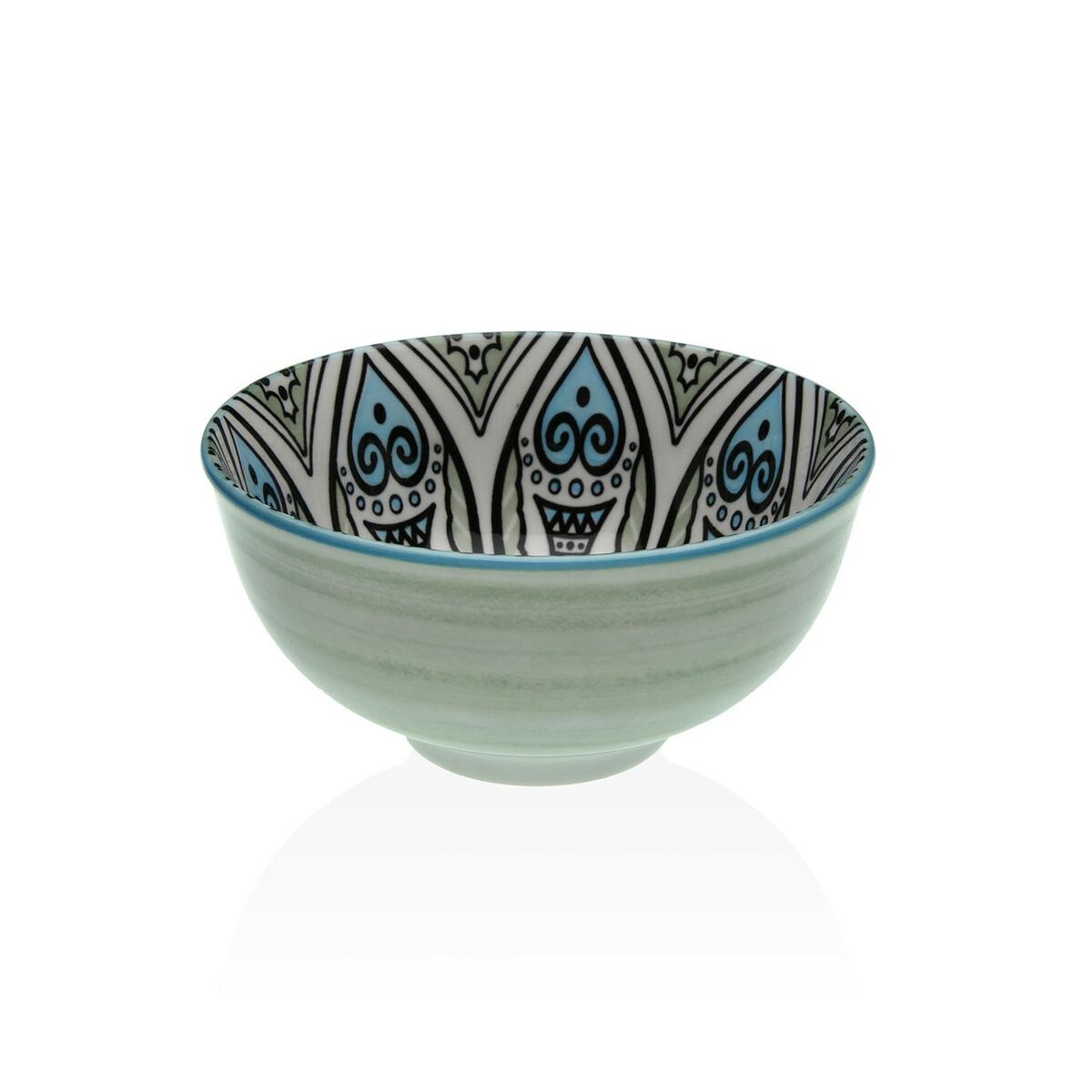 Snack Bowl Versa Green Ceramic Porcelain 11,5 x 6 x 11,5 xm