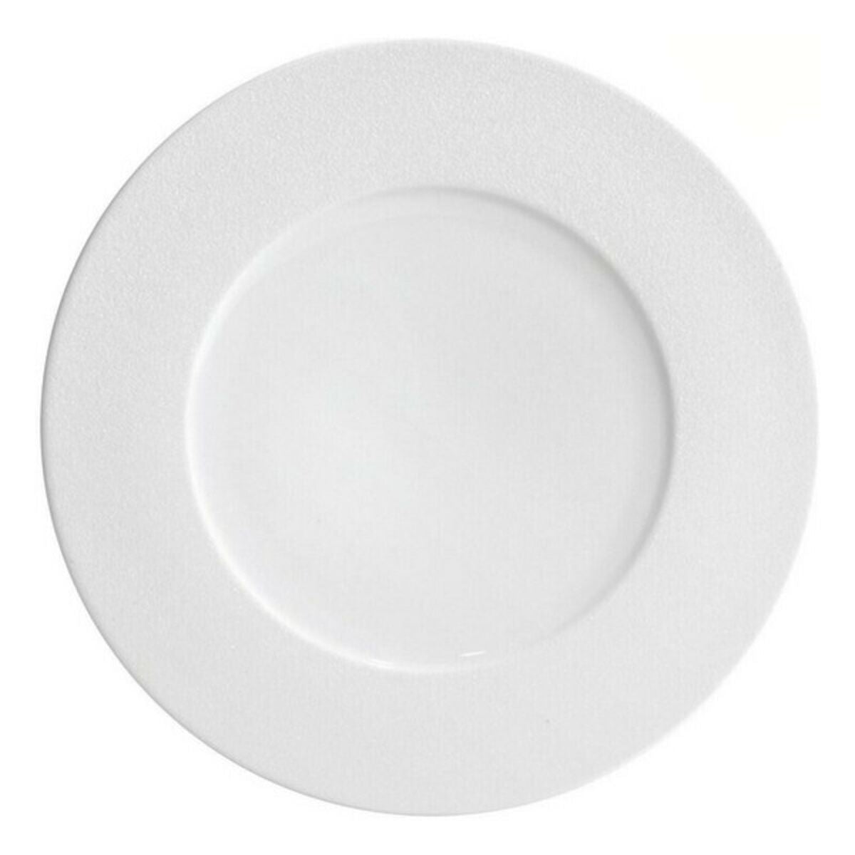 Flat plate Globe Sahara Porcelain White (Ø 32,5 cm)