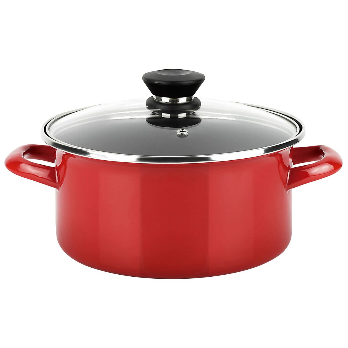 Casserole FAGOR Optimax Red Enamelled Steel (Ø 24 x 13 cm)