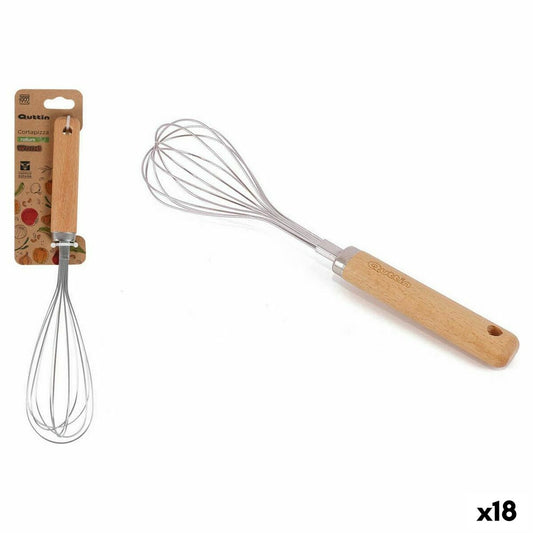 Mixer Whisks Quttin Nature 25,5 x 5,6 x 5,6 cm (18 Units)