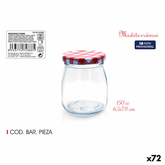 Tin Mediterraneo Glass 150 ml (72 Units)