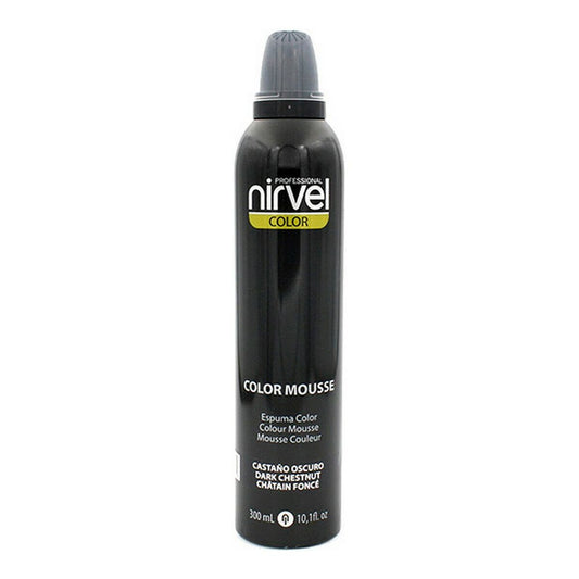 Volumising Foam Color Mousse Nirvel Color Mousse Dark Brown (300 ml)