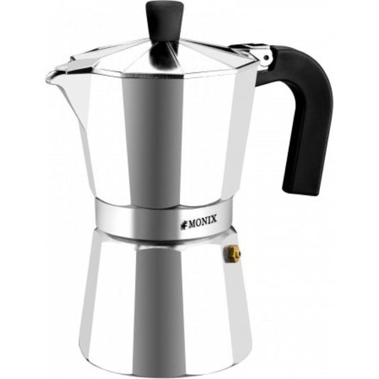 Italian Coffee Pot Monix M620006 Aluminium Silver 6 Cups