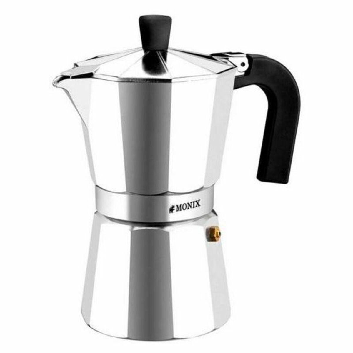 Italian Coffee Pot Monix Braisogona_M620012 Steel Aluminium 12 Cups