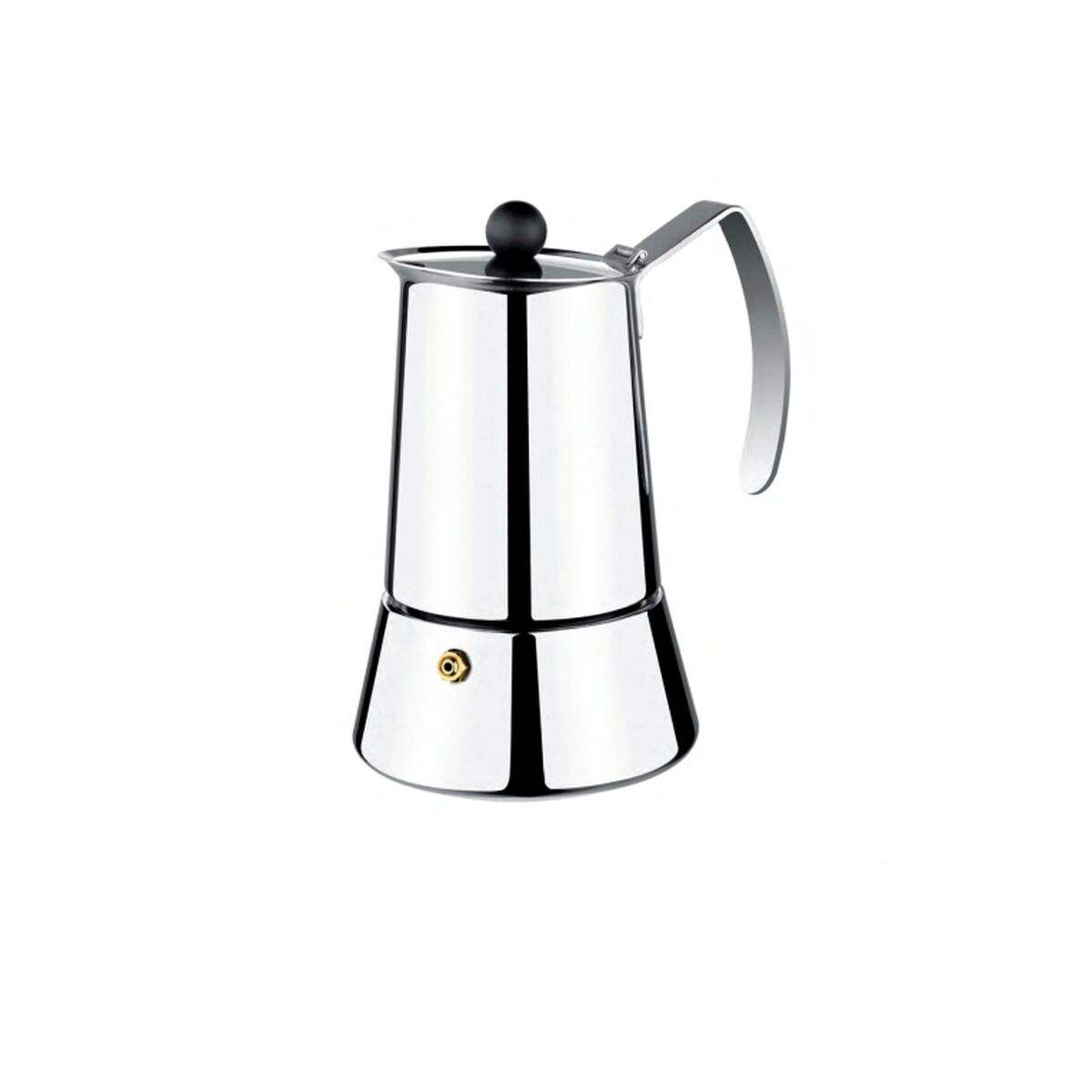 Italian Coffee Pot Monix M630006 Steel Silver 6 Cups Stainless steel