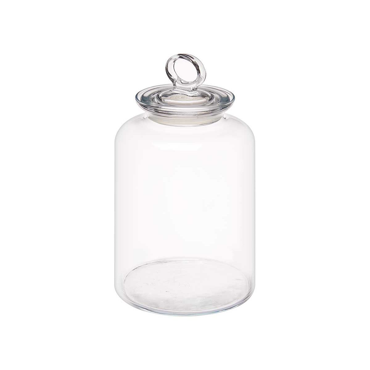 Jar Kitchen Transparent Glass Silicone 2,6 L