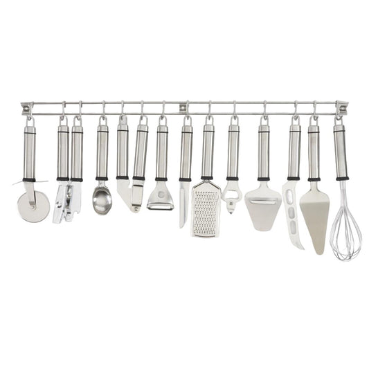 Set of Kitchen Utensils Bepro Stainless steel 7 x 60 x 3 cm 13 Pieces