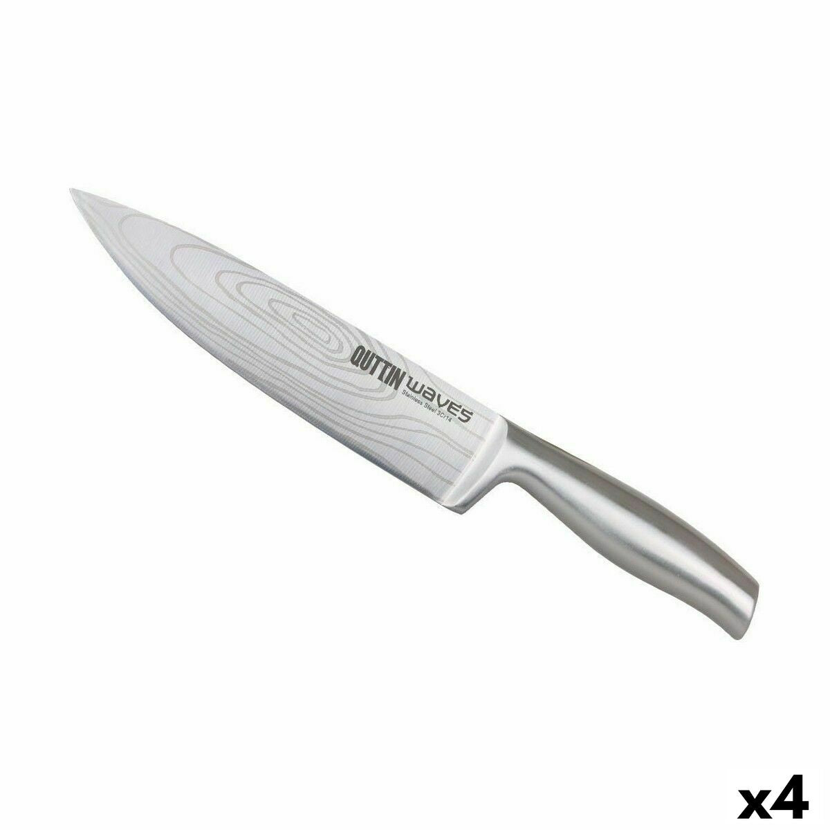 Chef's knife Quttin Waves 20 cm (4 Units)