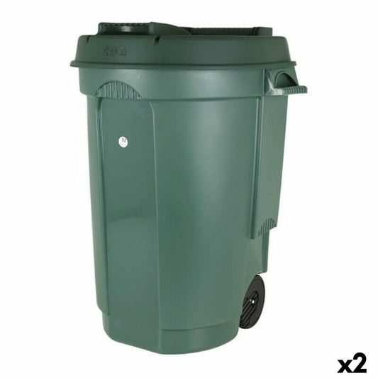 Dustbin with Wheels EDA 110 L 110 L